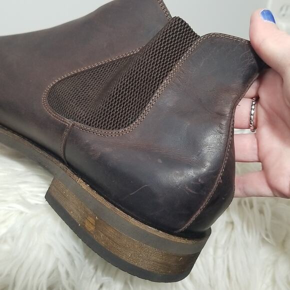 New! Warfield & Grand Brown Leather Chelsea Boot - Picture 6 of 11